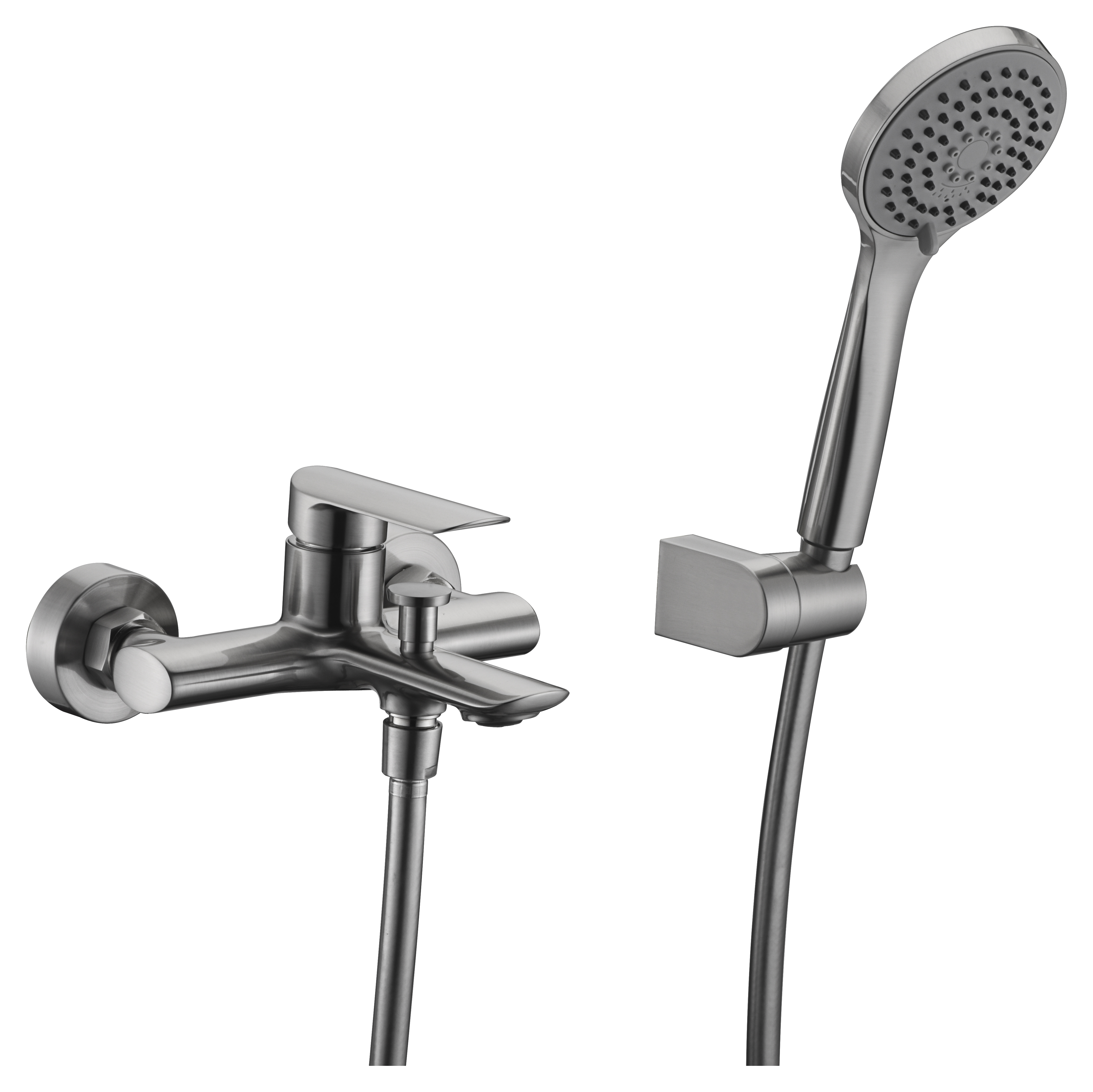 MITIGEUR MONOCOMMANDE BAIN/DOUCHE NICKEL BROSSE BDG040-4NQ