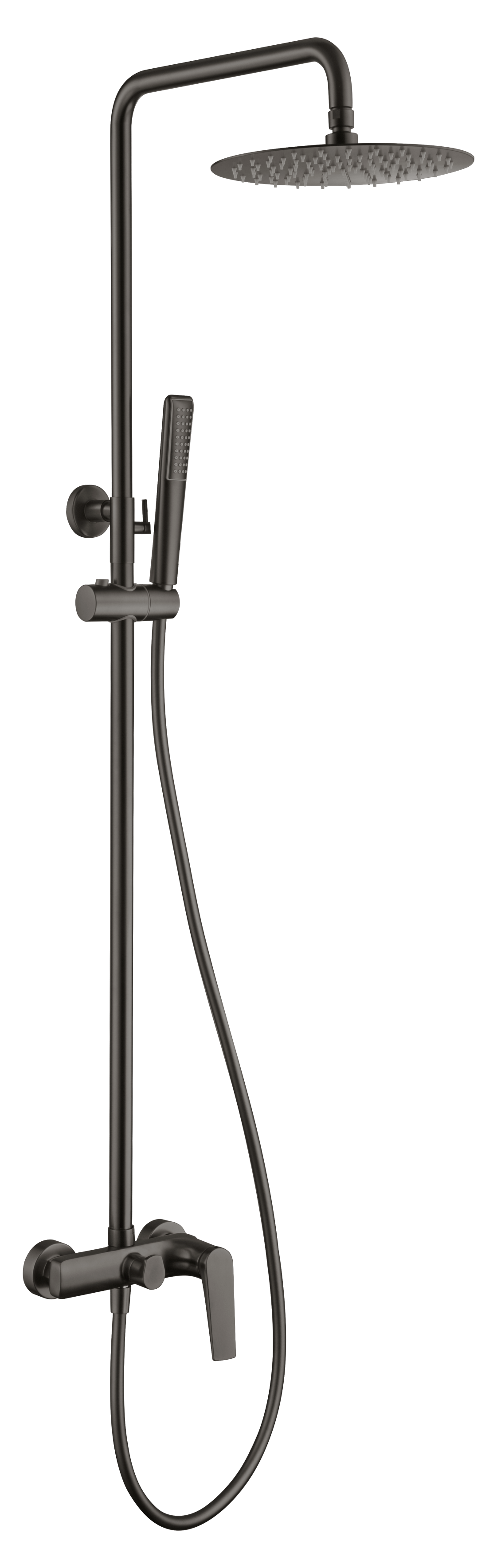 ENSEMBLE DE DOUCHE BLACK GUN METAL BDD055/BGM