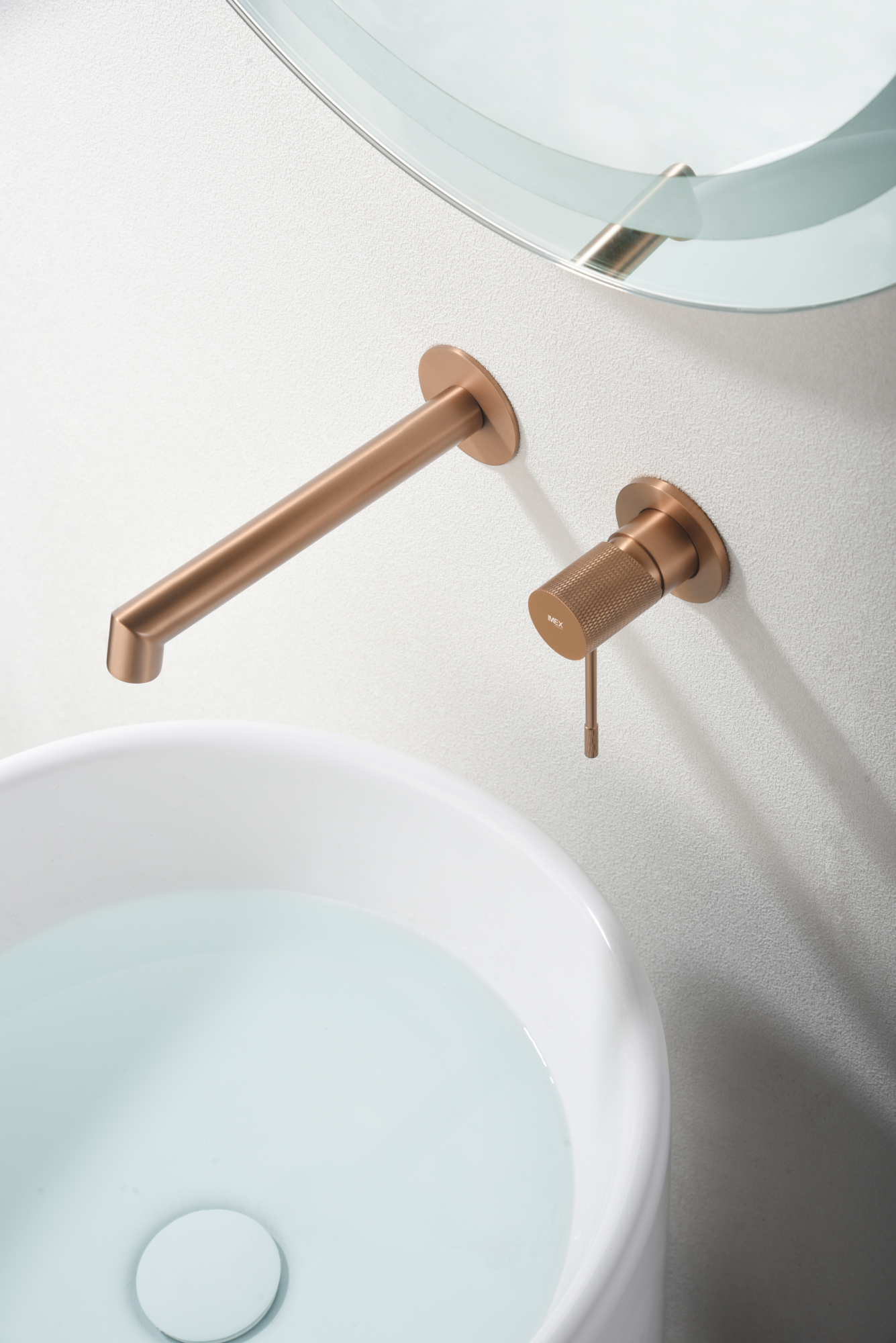 MITIGEUR MONOCOMMANDE ENCASTRE OR ROSE BROSSE GLD038/ORC