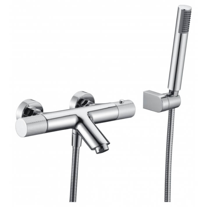 MITIGEUR BAIN/DOUCHE ACIER THERMOSTATIQUE BDK034-4