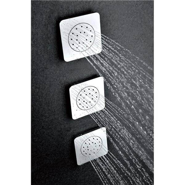 ENSEMBLE DE DOUCHE ENCASTRE CHROME GPE008