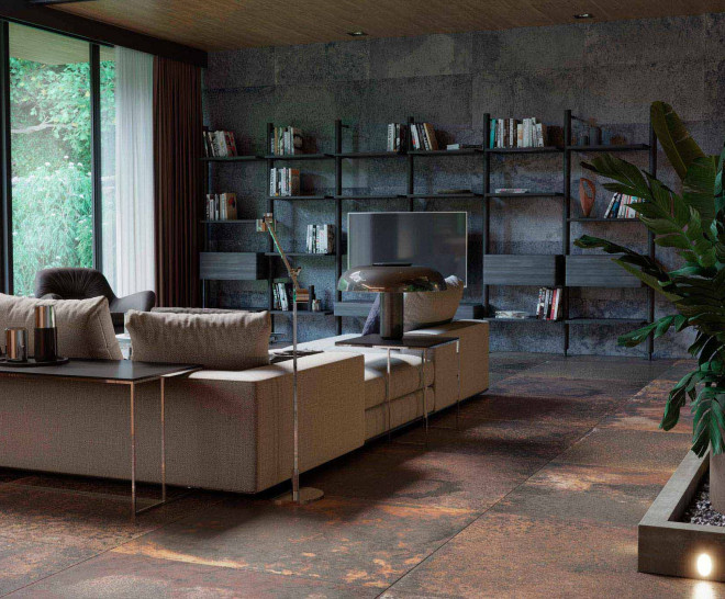 CORTEN GRAPHITE NATUREL 50X100