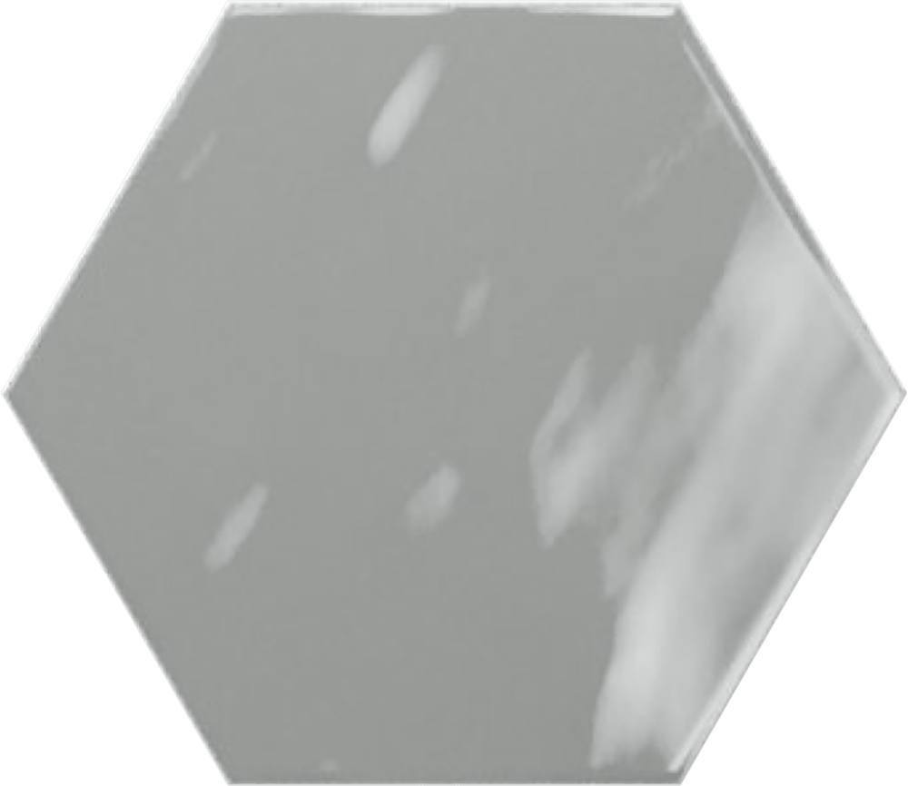 HEXA GEOMETRY GRIS GLOSS 15X17