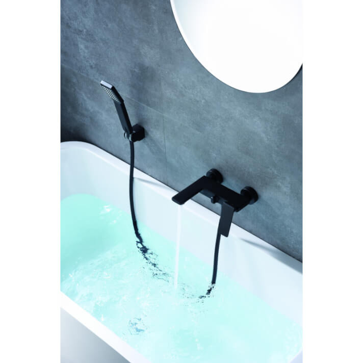 MITIGEUR BAIN/DOUCHE NOIR MAT BDF016-4NG