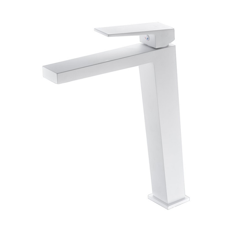 MITIGEUR MONOCOMMANDE BEC HAUT BLANC MAT BDAR025-3BL