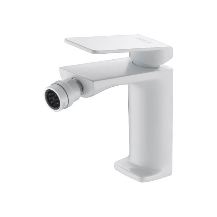 MITIGEUR MONOCOMMANDE DE BIDET BLANC MAT BDF016-2BL