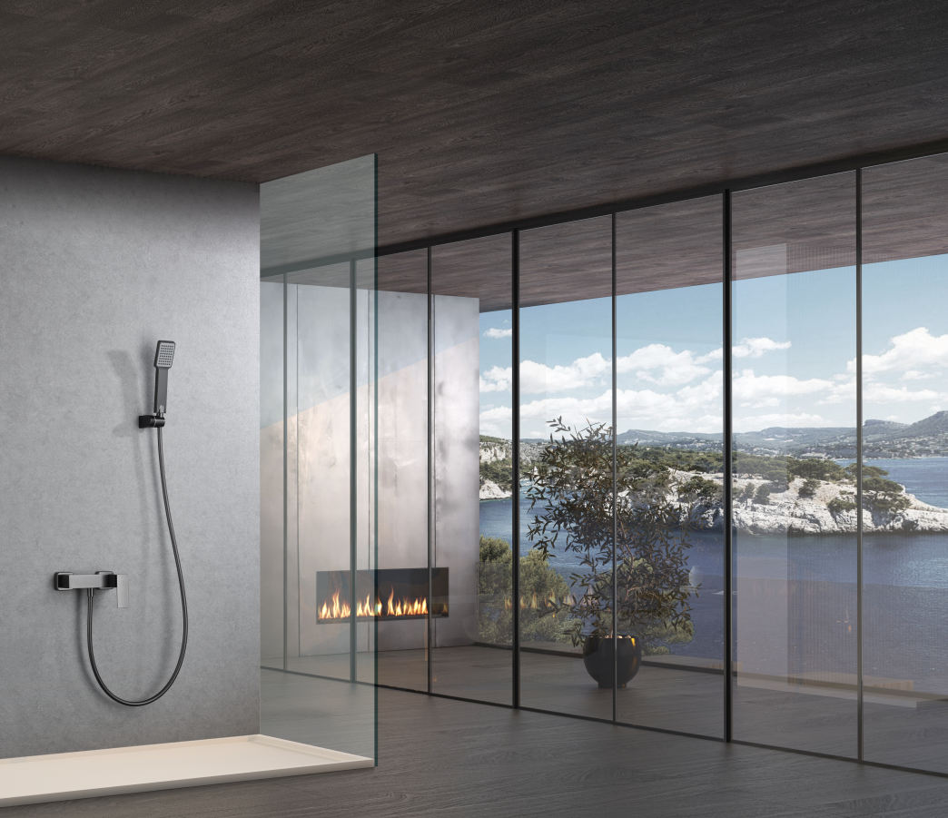 MITIGEUR DE DOUCHE MONOCOMMANDE BLACK GUN METAL BDP048-5BGM