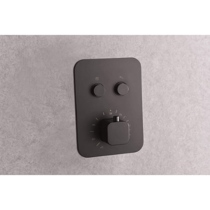 ENSEMBLE DE DOUCHE ENCASTRE NOIR MAT GTP022/NG