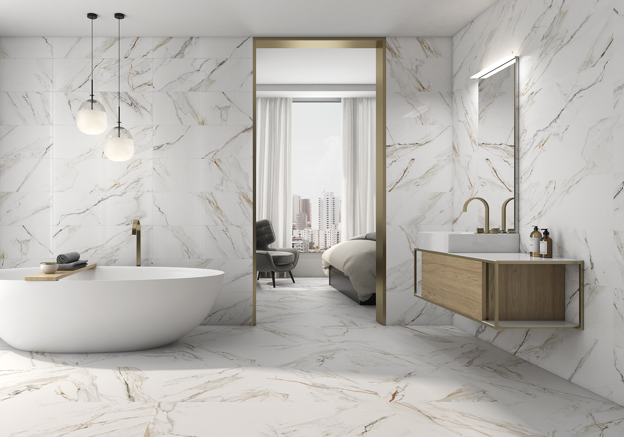 CALACATTA PAONAZZO SHINY 30X90