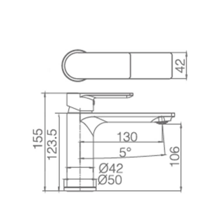 MITIGEUR MONOCOMMANDE CHROME BDO020-1