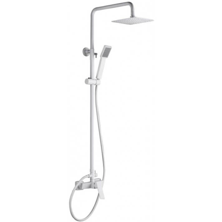 ENSEMBLE DE DOUCHE BLANC MAT BDAR025/BL