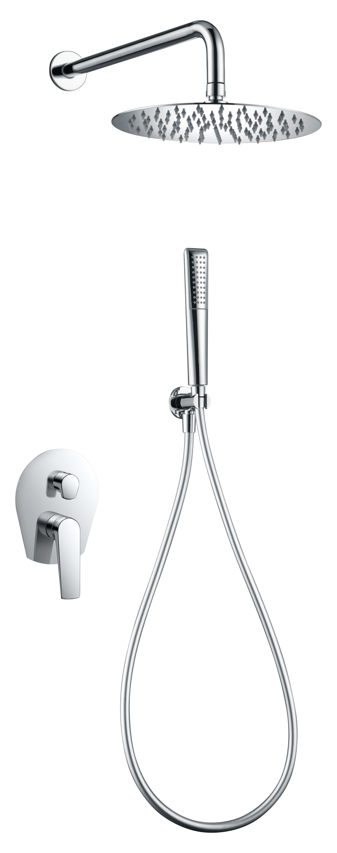 ENSEMBLE DE DOUCHE CHROME GPD055