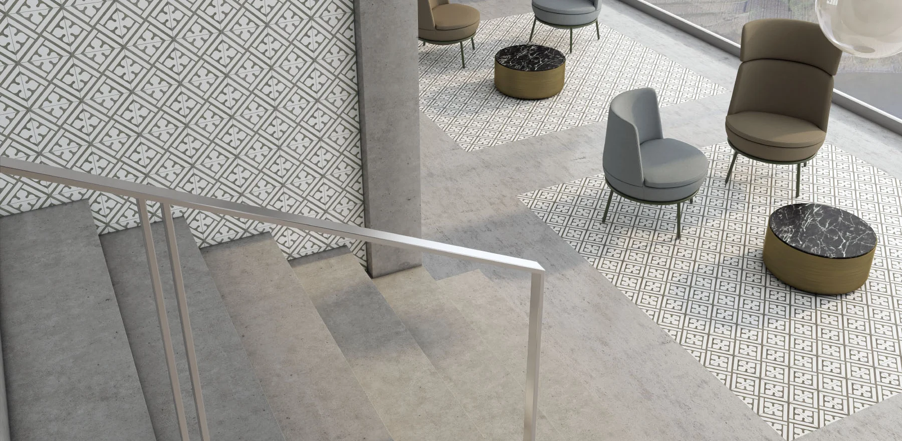 DECOR CLASSIC B GRAPHITE 20X20