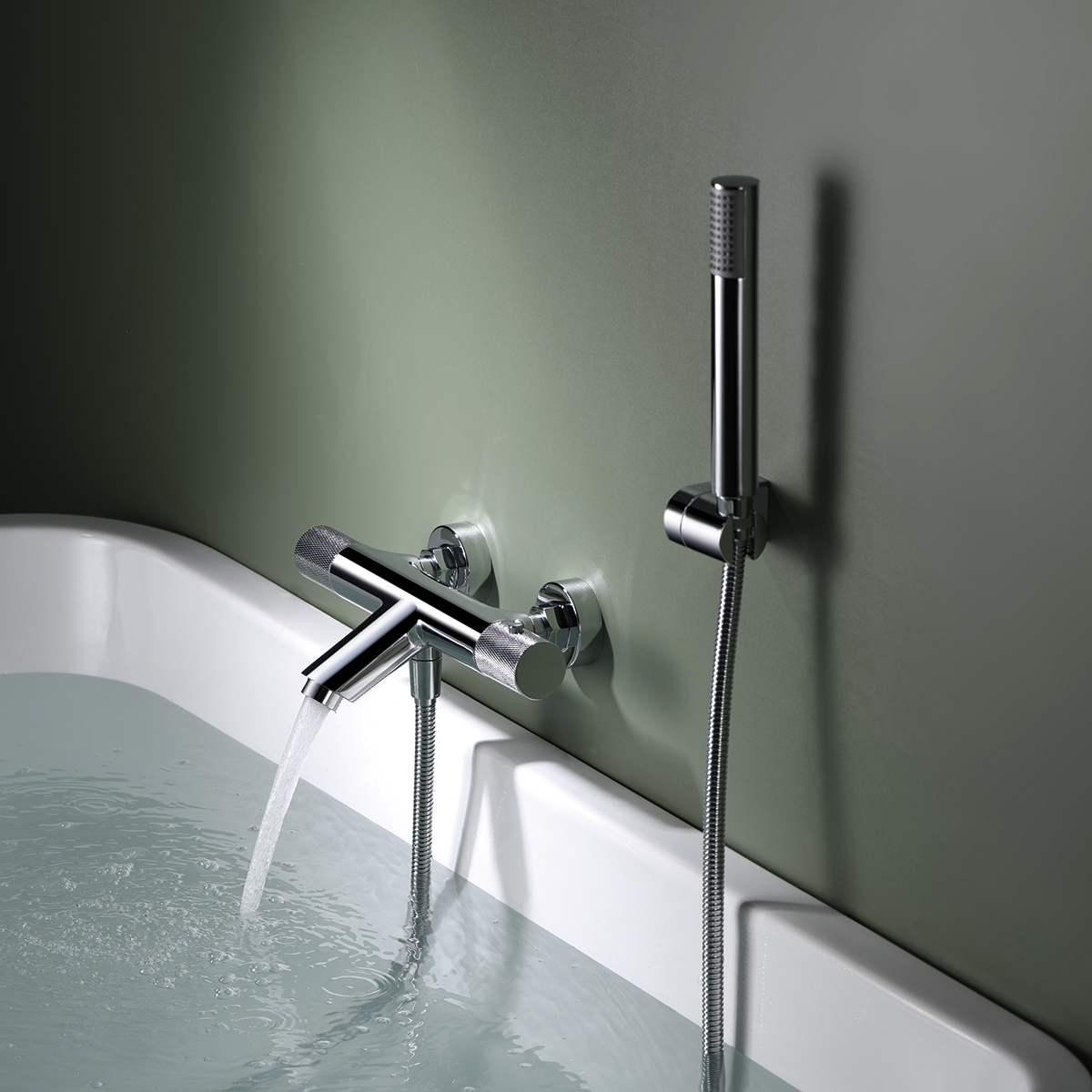 MITIGEUR BAIN DOUCHE THERMOSTATIQUE CHROME BTD038-4