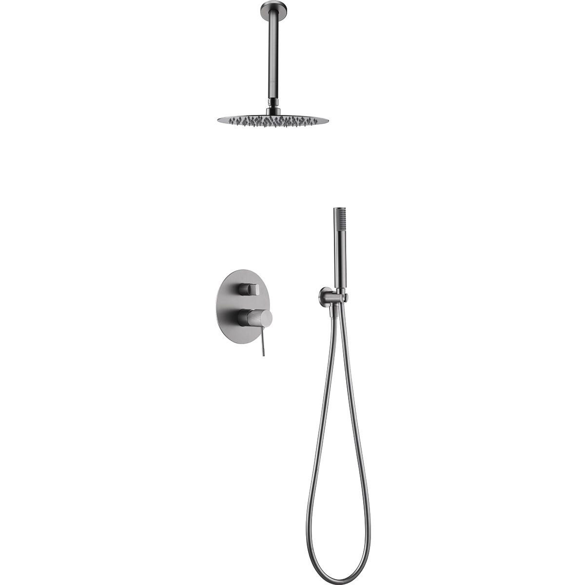 ENSEMBLE DE DOUCHE ENCASTRE NICKEL BROSSE GPQ038/NQ