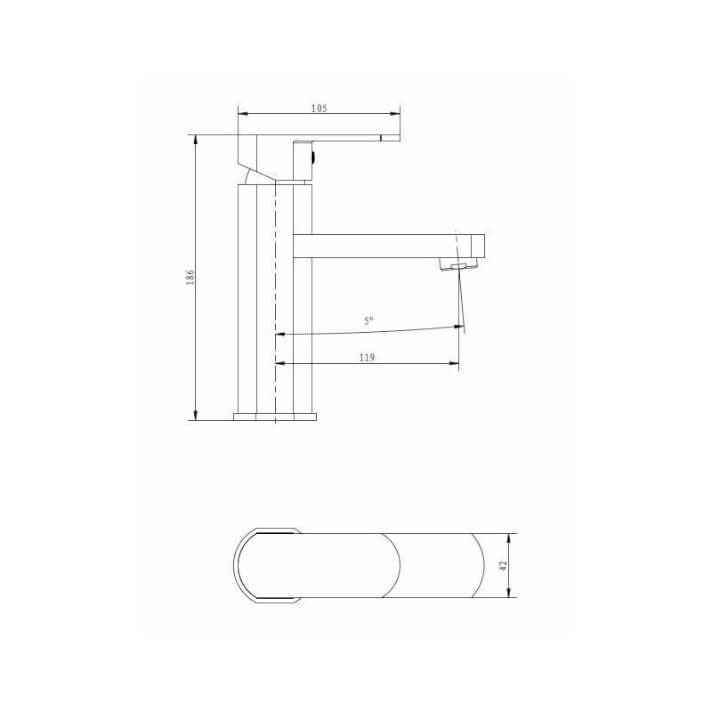 MITIGEUR MONOCOMMANDE CHROME BDL007-1