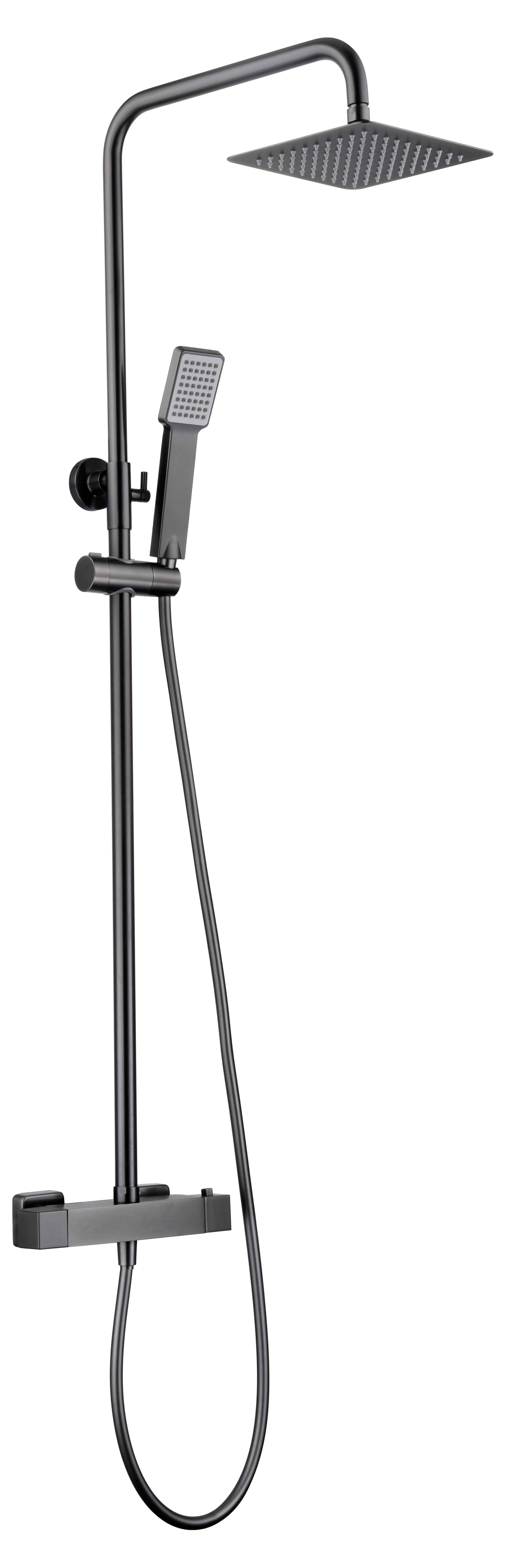 ENSEMBLE DE DOUCHE THERMOSTATIQUE BLACK GUN METAL BTAR025/BGM
