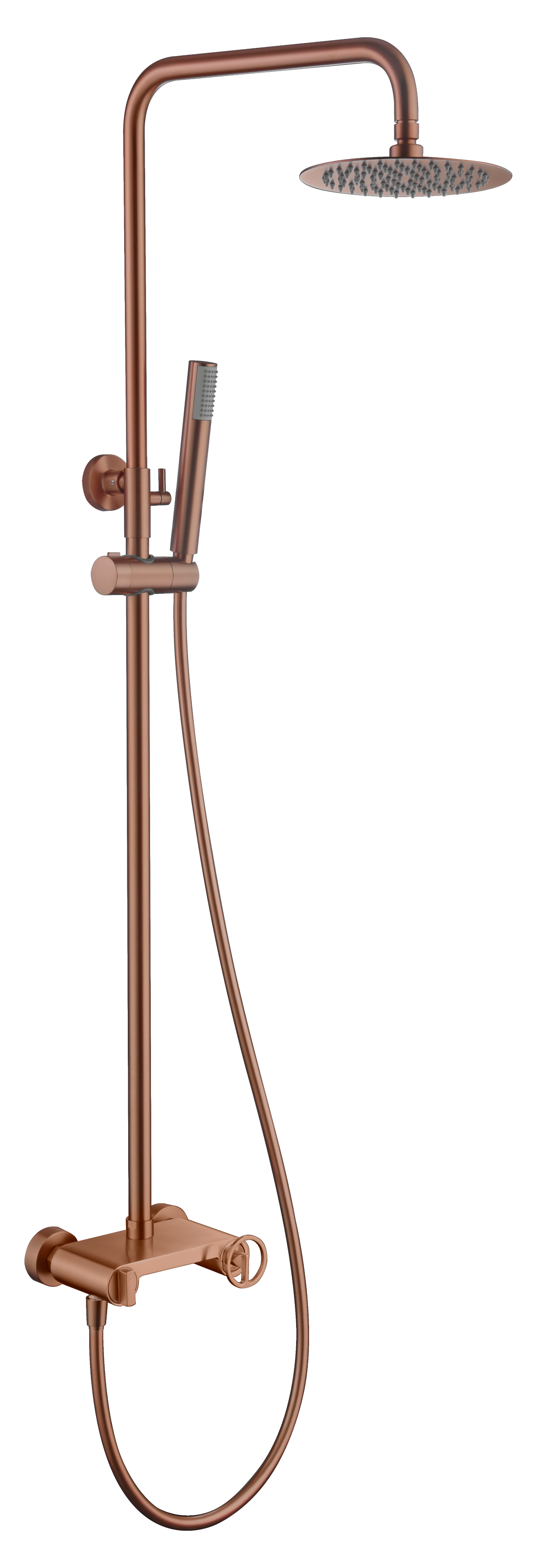 ENSEMBLE DE DOUCHE OR ROSE BROSSE BDC033/ORC