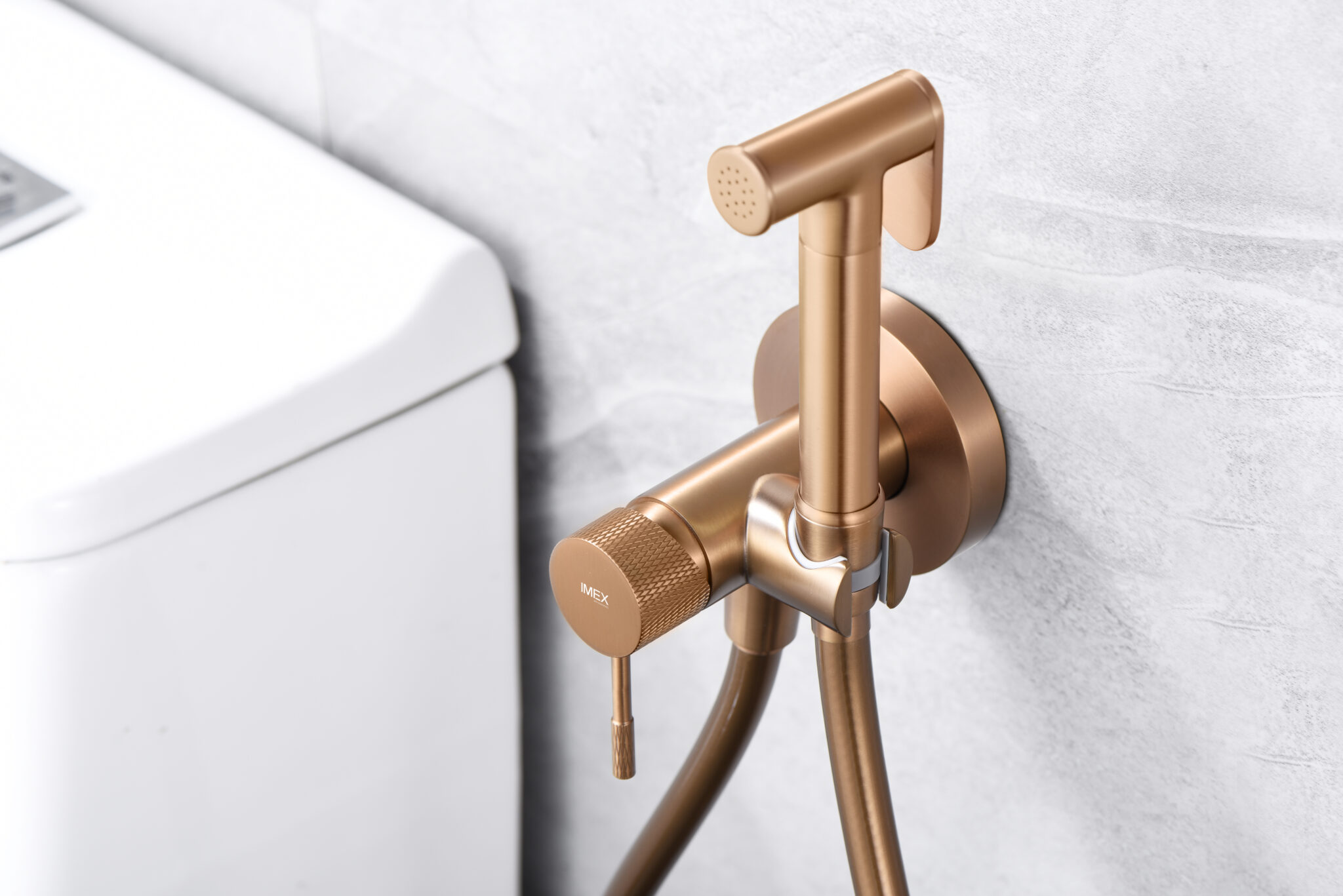 MITIGEUR ENCASTRE POUR BIDET OR ROSE BROSSE RDD038/ORC