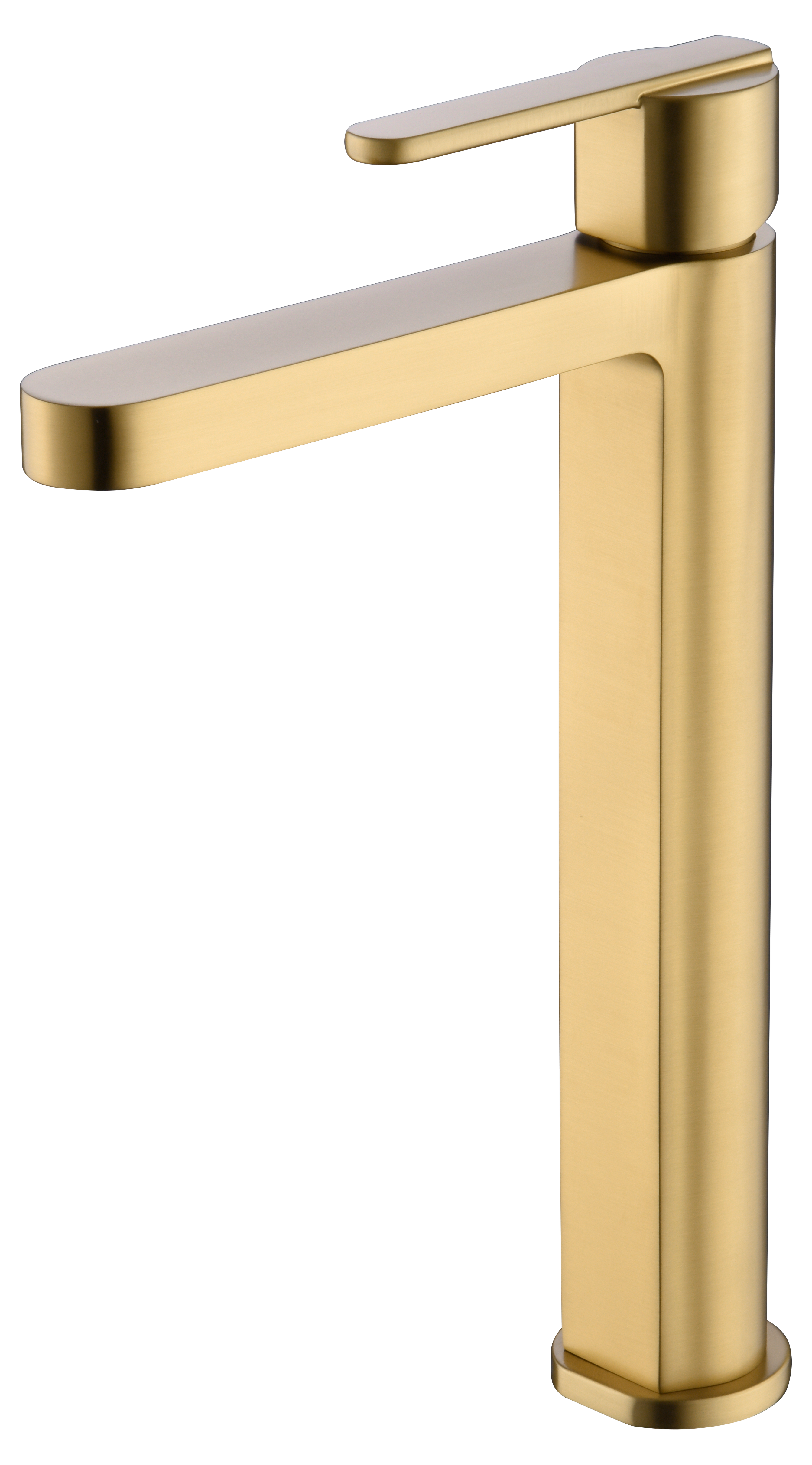 MITIGEUR MONOCOMMANDE BEC HAUT OR BROSSE BDR001-3OC