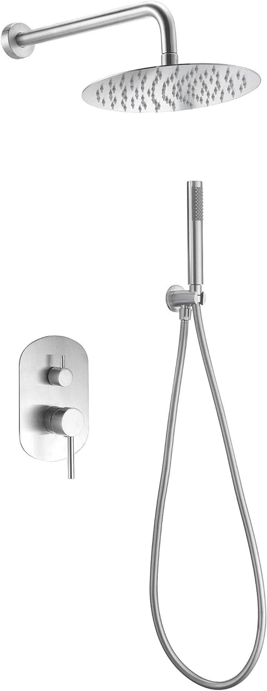 ENSEMBLE DE DOUCHE EN ACIER ENCASTRE THERMOSTATIQUE GPK034