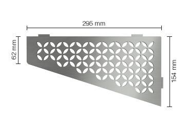TABLETTE D'ANGLE FLORAL