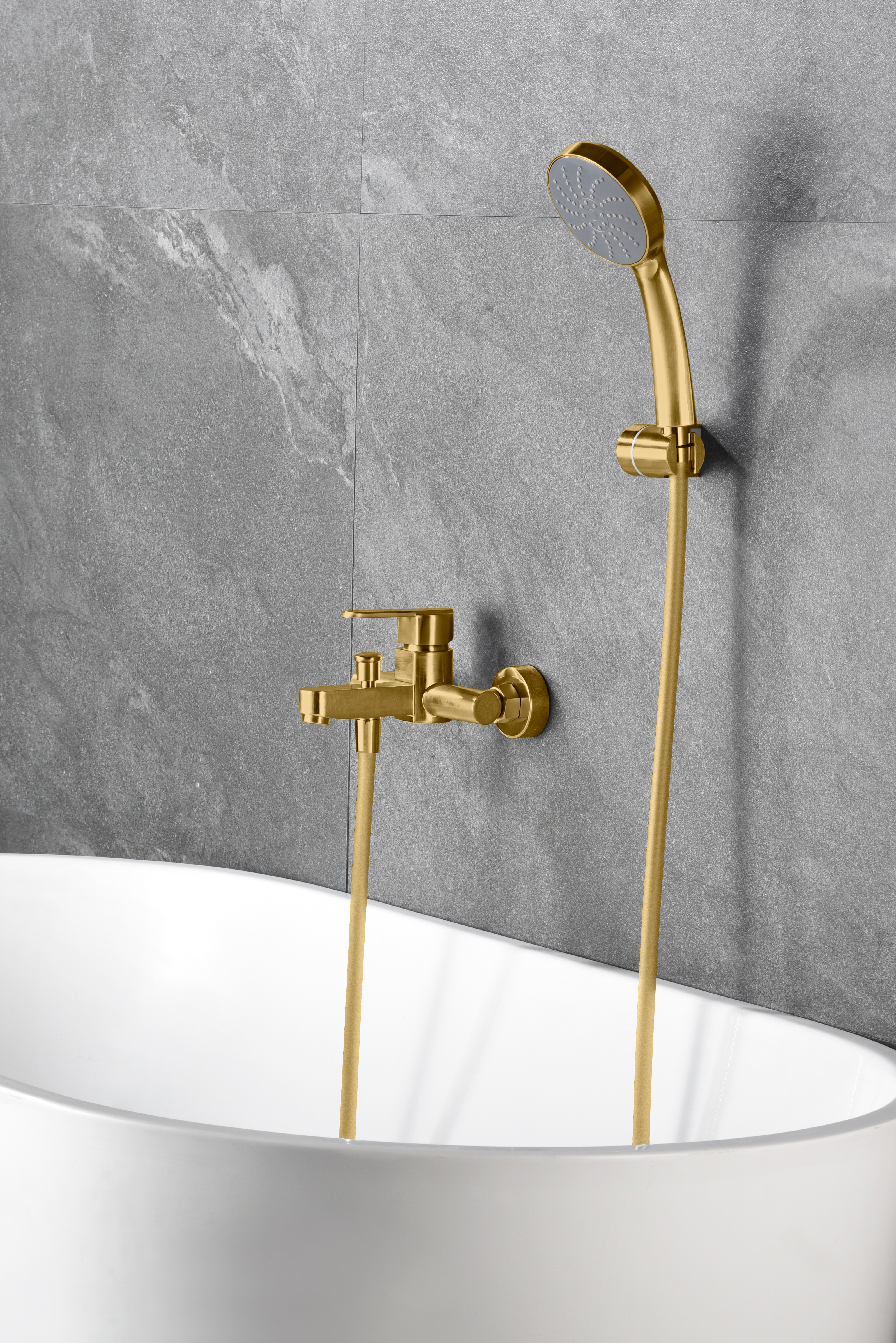 MITIGEUR BAIN/DOUCHE OR BROSSE BDR001-4OC