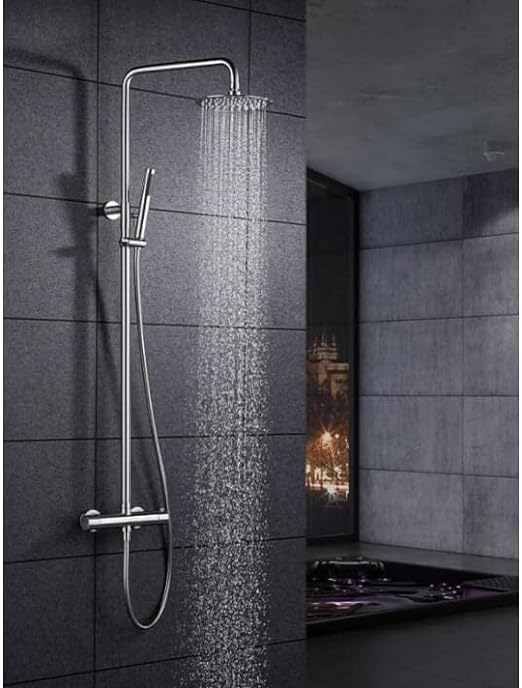 ENSEMBLE DE DOUCHE EN ACIER THERMOSTATIQUE BTK017/AC