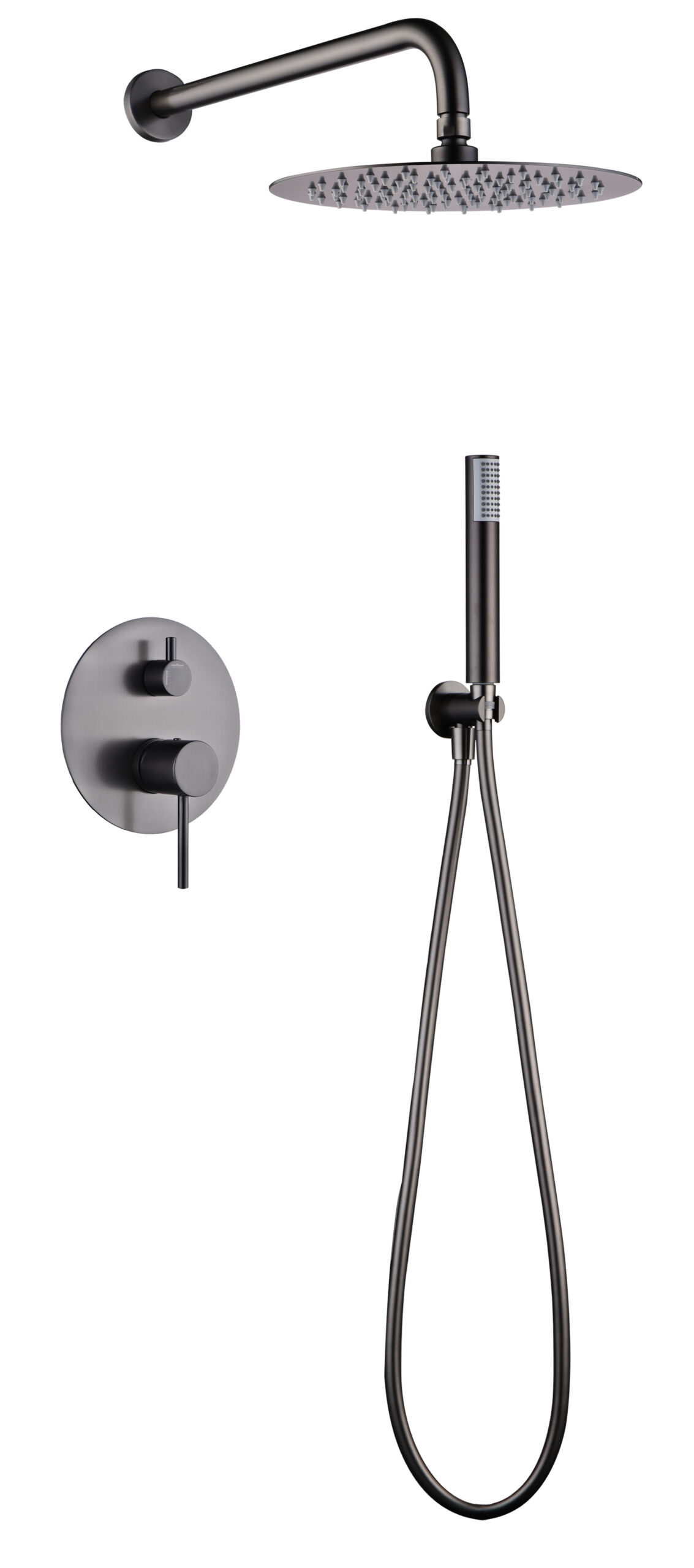 ENSEMBLE DE DOUCHE ENCASTRE BLACK GUN METAL GPM039/BGM