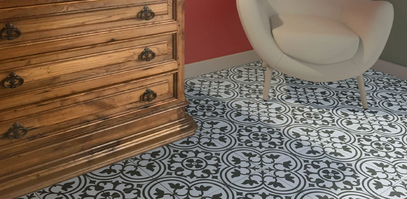 DECOR CLASSIC D NOIR 20X20