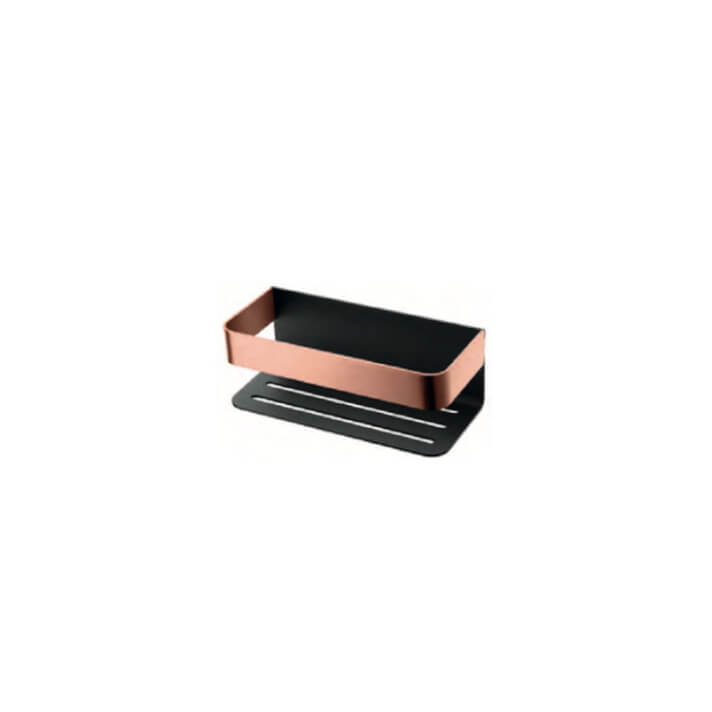 PORTE SAVON FRONTAL NOIR DORE ROSE ADY007/NOR