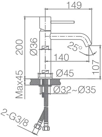 MITIGEUR MONOCOMMANDE OR BROSSE BDM039-1OC