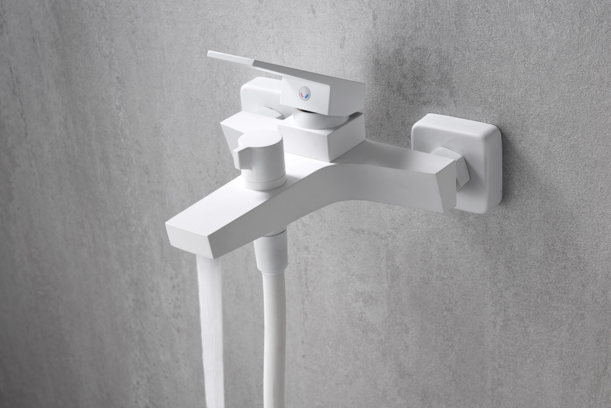 MITIGEUR BAIN/DOUCHE MONOCOMMANDE BLANC MAT BDAR025-4BL