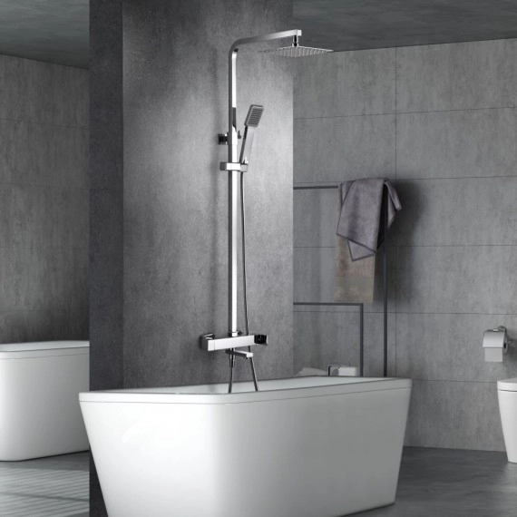 ENSEMBLE BAIN/DOUCHE CHROME BDF016-B