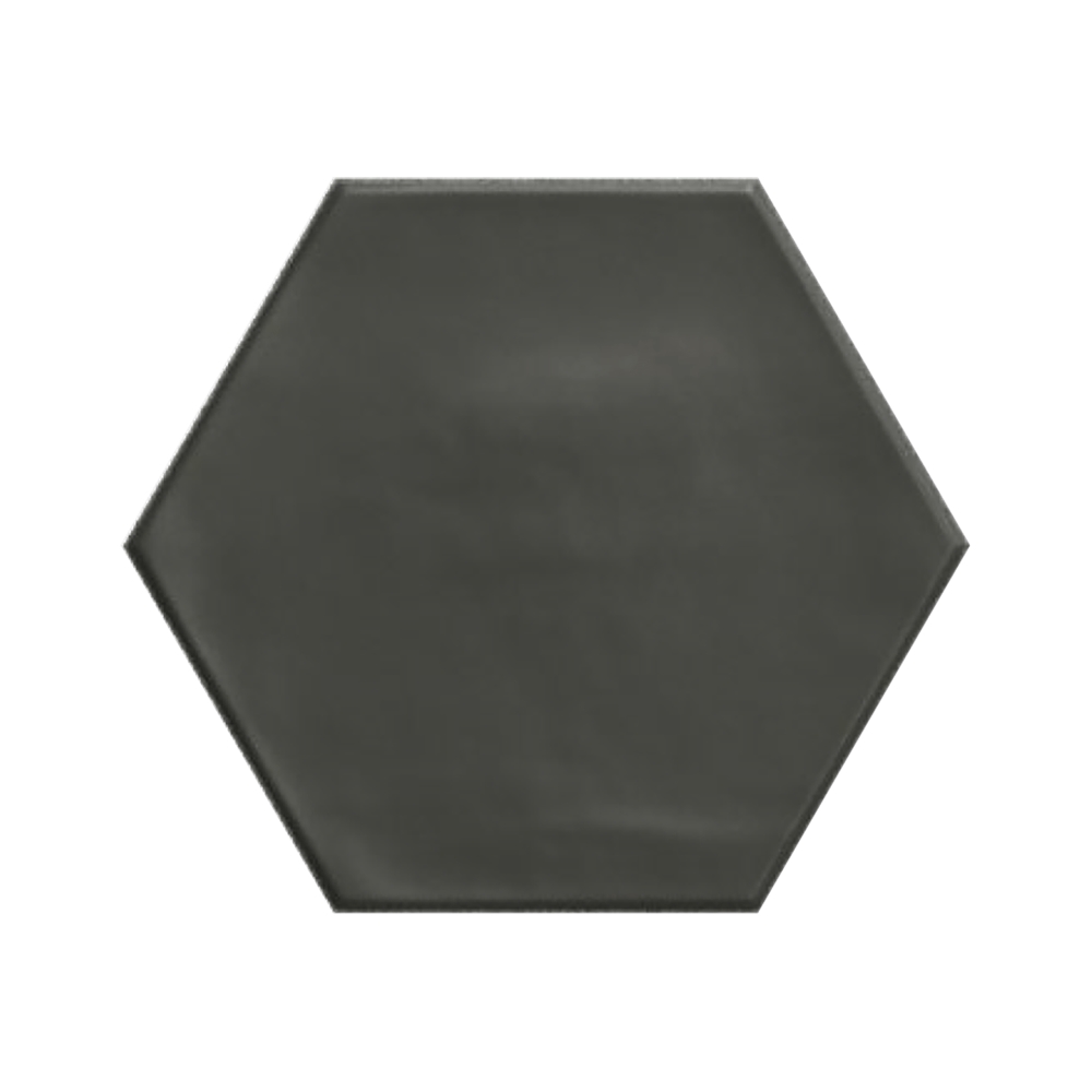 HEXA GEOMETRY BLACK MAT 15X17