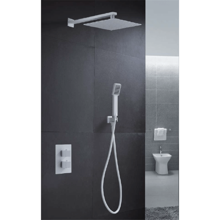 ENSEMBLE DE DOUCHE ENCASTRE BLANC MAT GPC009/BL