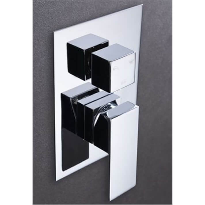 ENSEMBLE DE DOUCHE ENCASTRE AU PLAFOND CHROME GTS020