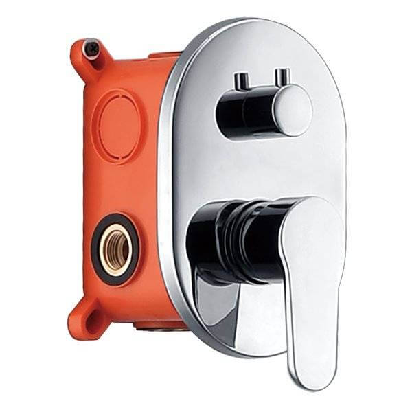 ENSEMBLE DE DOUCHE ENCASTRE CHROME GPE005