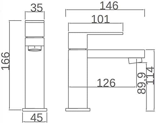 MITIGEUR MONOCOMMANDE DE BIDET CHROME BDV003-2