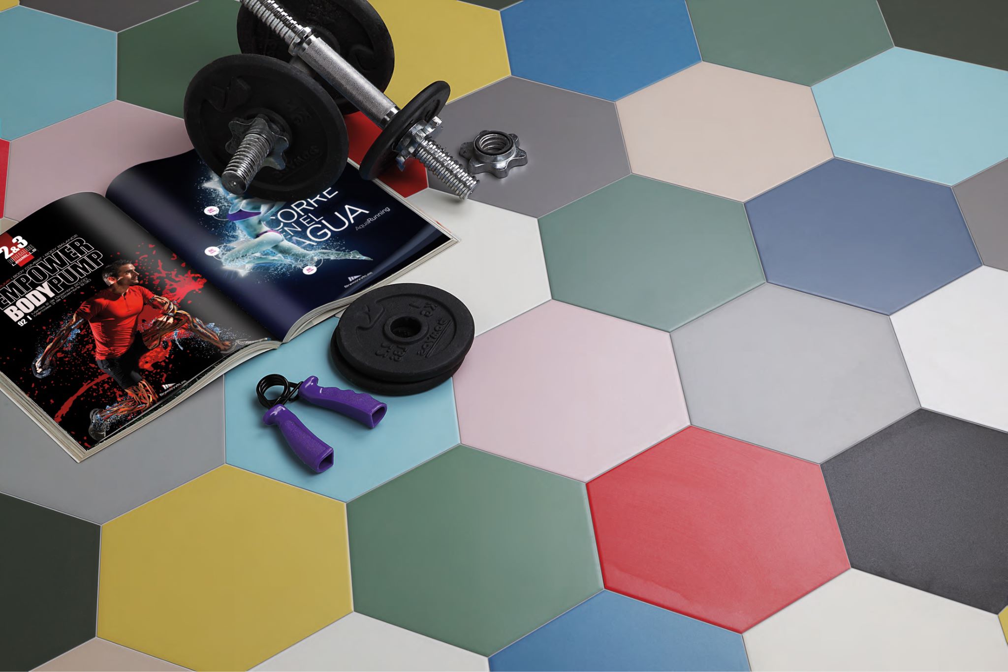 HEX BASIC GREY 22X25