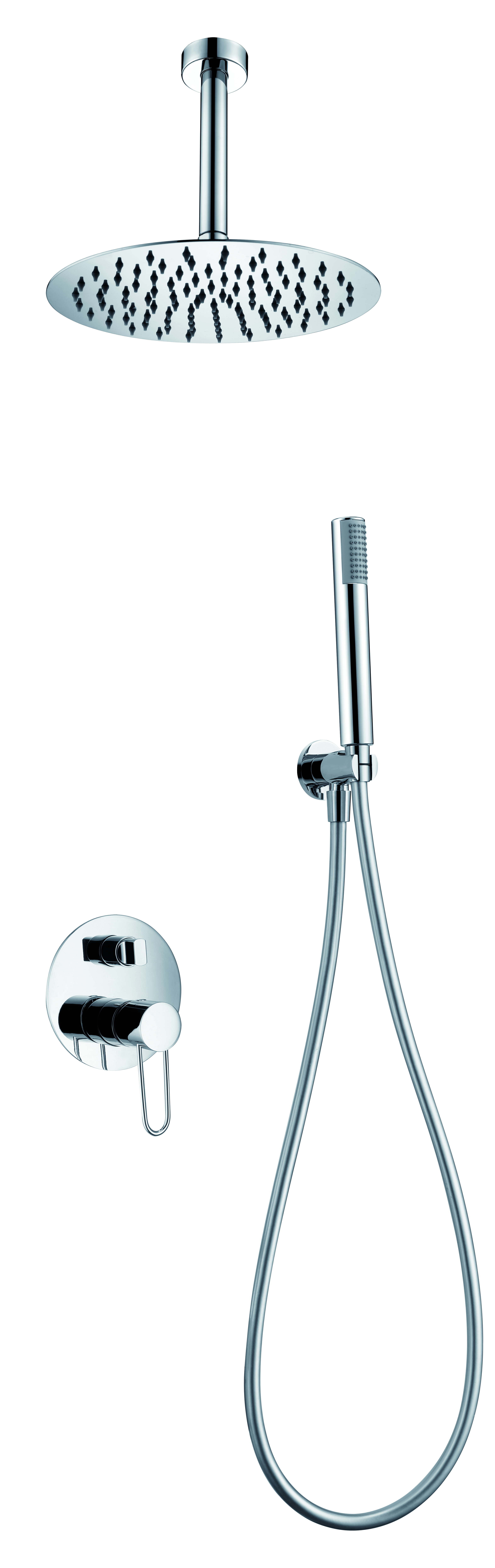 ENSEMBLE DE DOUCHE ENCASTRE CHROME GPT030