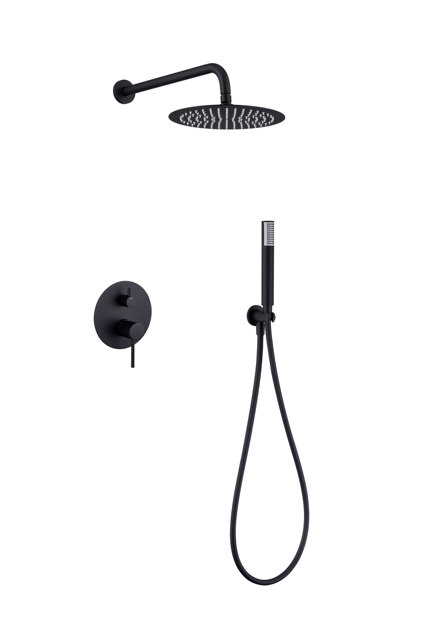 ENSEMBLE DE DOUCHE ENCASTRE NOIR MAT GPM039/NG
