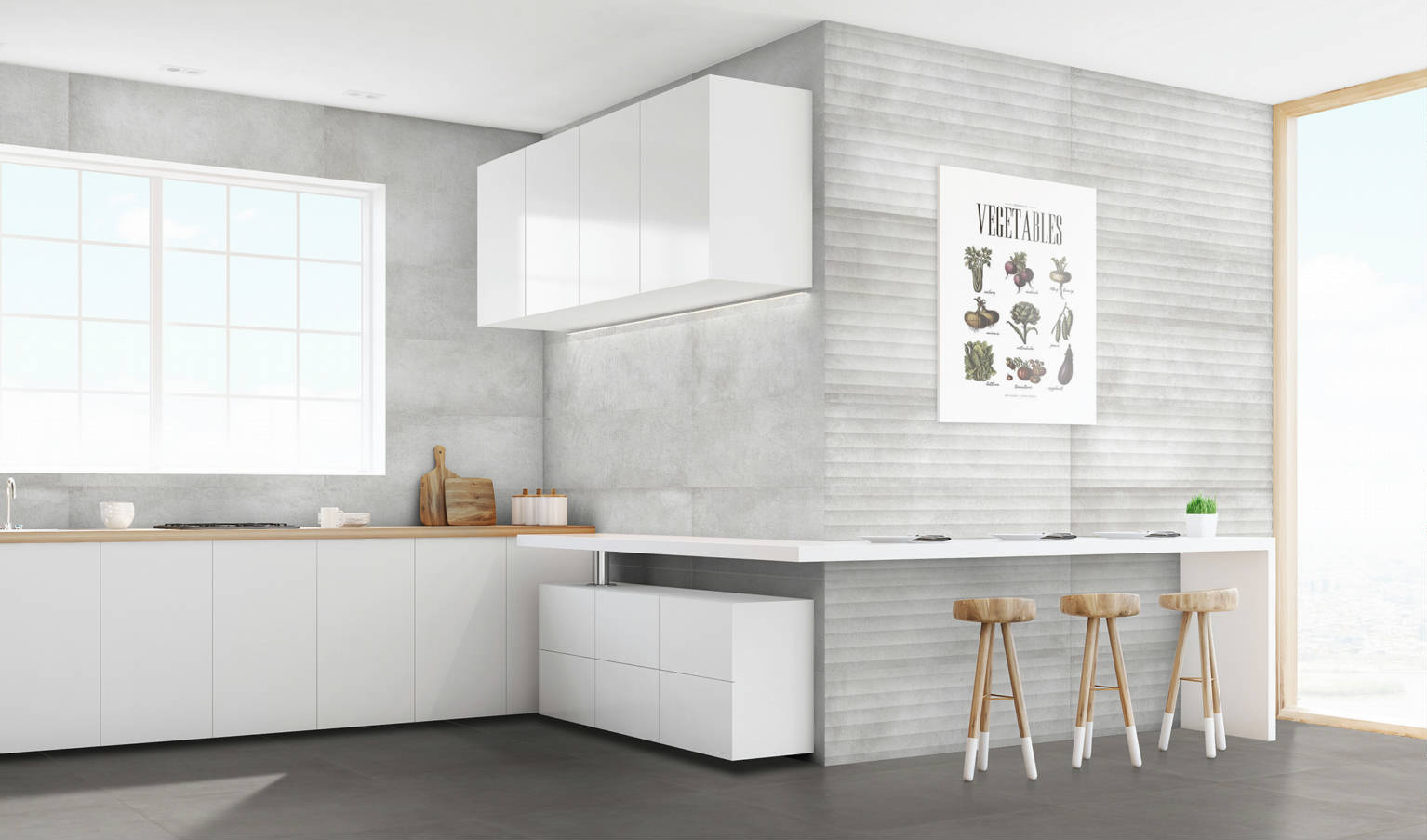 LONDON EYE GRIS 30X90