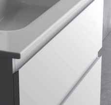 MEUBLE CARMEN SUSPENDU 2 TIROIRS + VASQUE CERAMIQUE PLUS