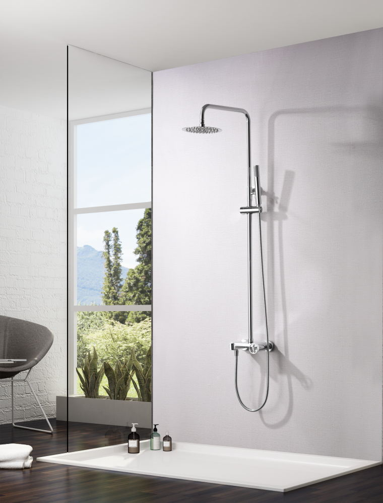 ENSEMBLE DE DOUCHE CHROME BDC033