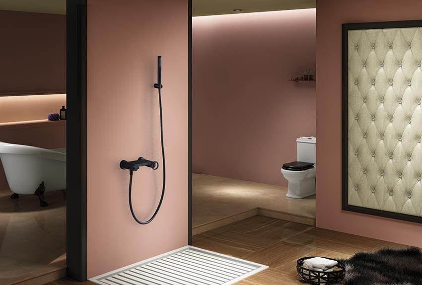 MITIGEUR DE DOUCHE EN LAITON NOIR  BDC033-5NG