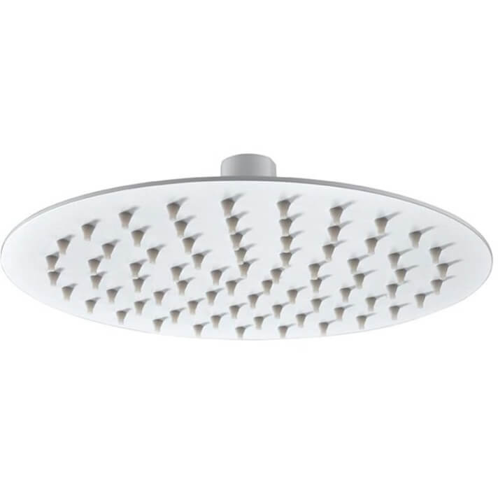 TETE DE DOUCHE Ø 25 CM BLANC MAT RDN002/BL