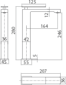 MITIGEUR MONOCOMMANDE BEC HAUT CHROME BDP048-3