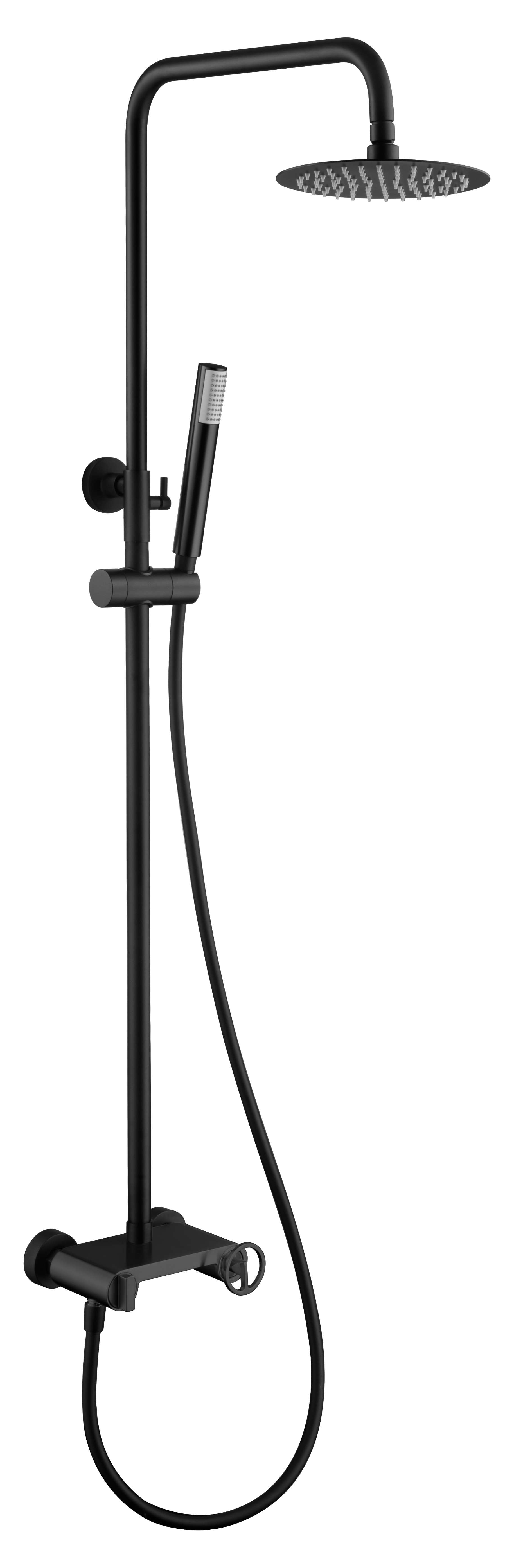ENSEMBLE DE DOUCHE  NOIR MAT BDC033/NG