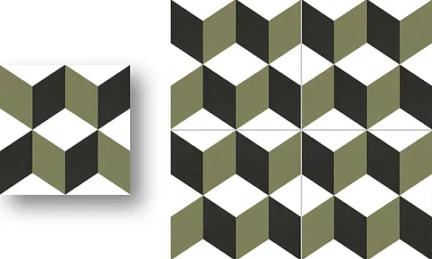 DECOR CUBIQUE LIERRE 20X20